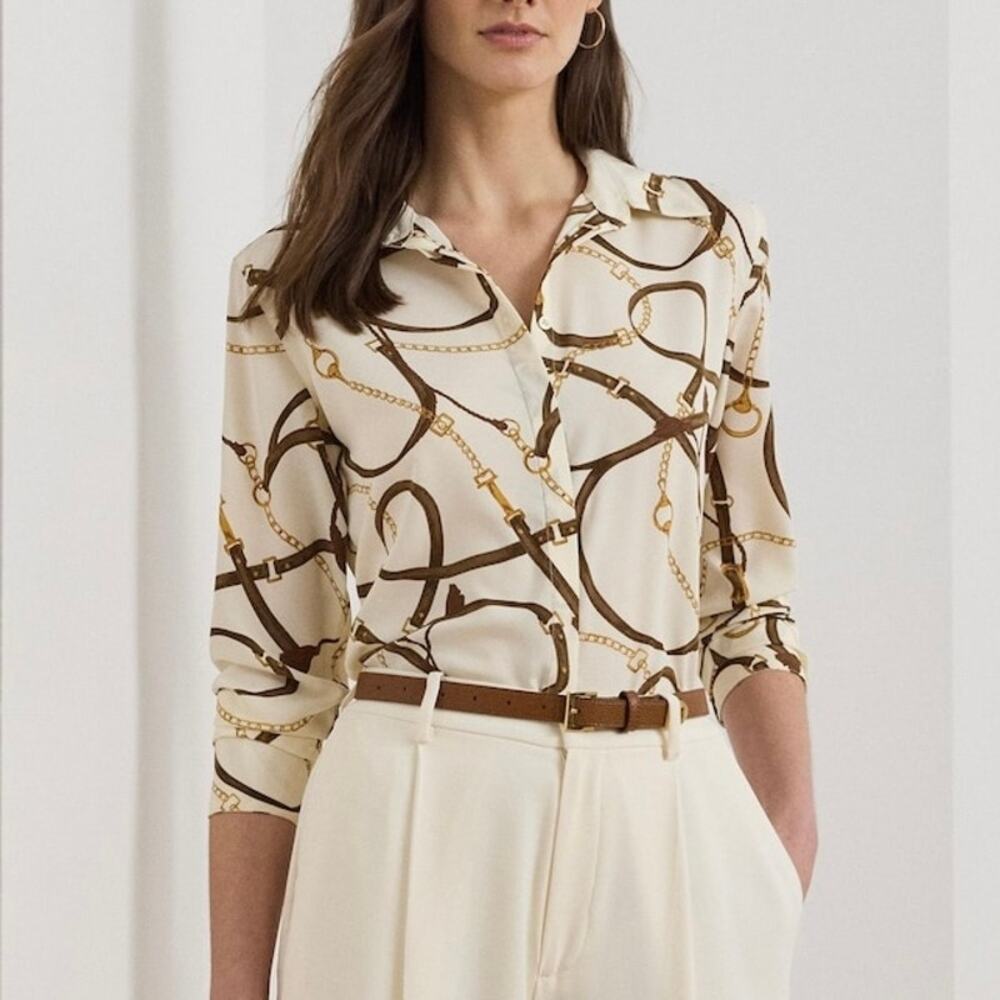Lauren Ralph Lauren Western Graphic Print Shirt.